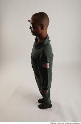 Man Adult Average Black Neutral Standing poses Army